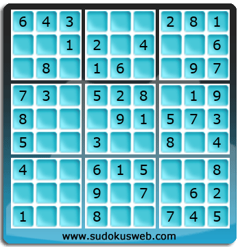 Sudoku de Nivel Muy Fácil Sudoku de Nivel Muy Fácil